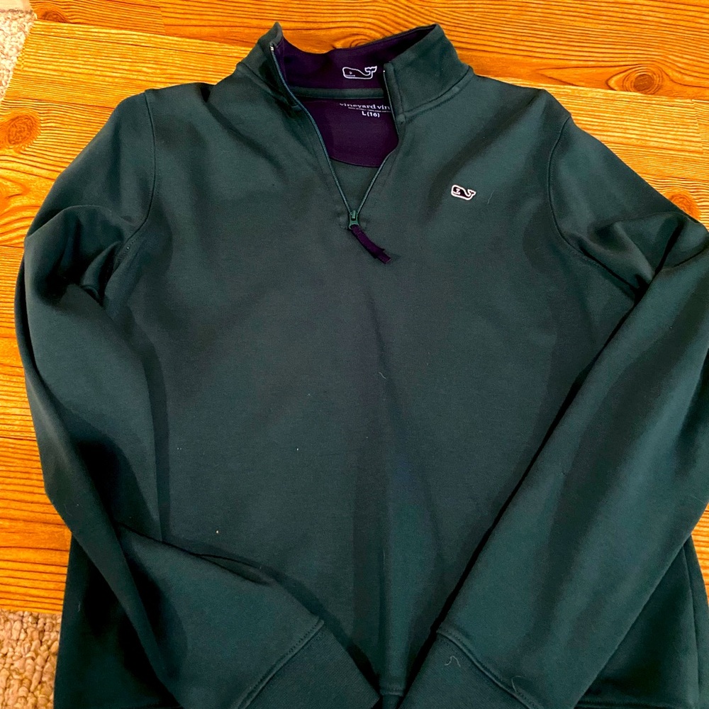 Vineyard Vines youth 1/4 zip pullover